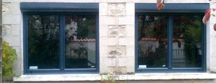 Fenêtre aluminium pose en rénovation